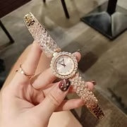 🔥5A Cubic Zircon Watch | Ladies Quartz Diamond Wristwatch Luxury Rose Gold Watch Women Fashion Elegant Bracelet watches