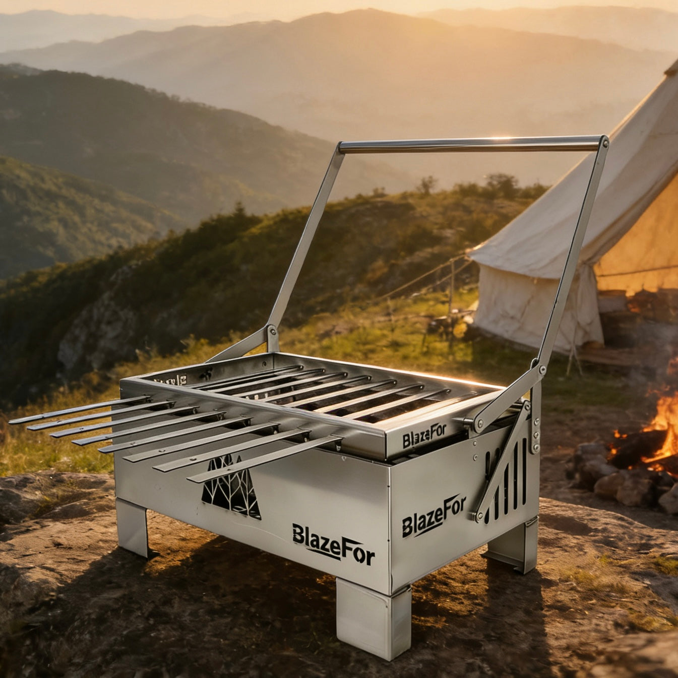 🔥 Box-Style Design | Easy Flip | Premium Build | Free Grill Tongs Included