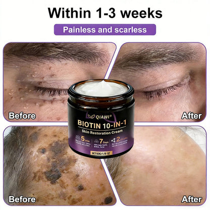 Made and Shipped from USA 🍁 QIAWI® Biotin 10-in-1 Skin Restoration Cream – Last Day Promotion: 75% OFF