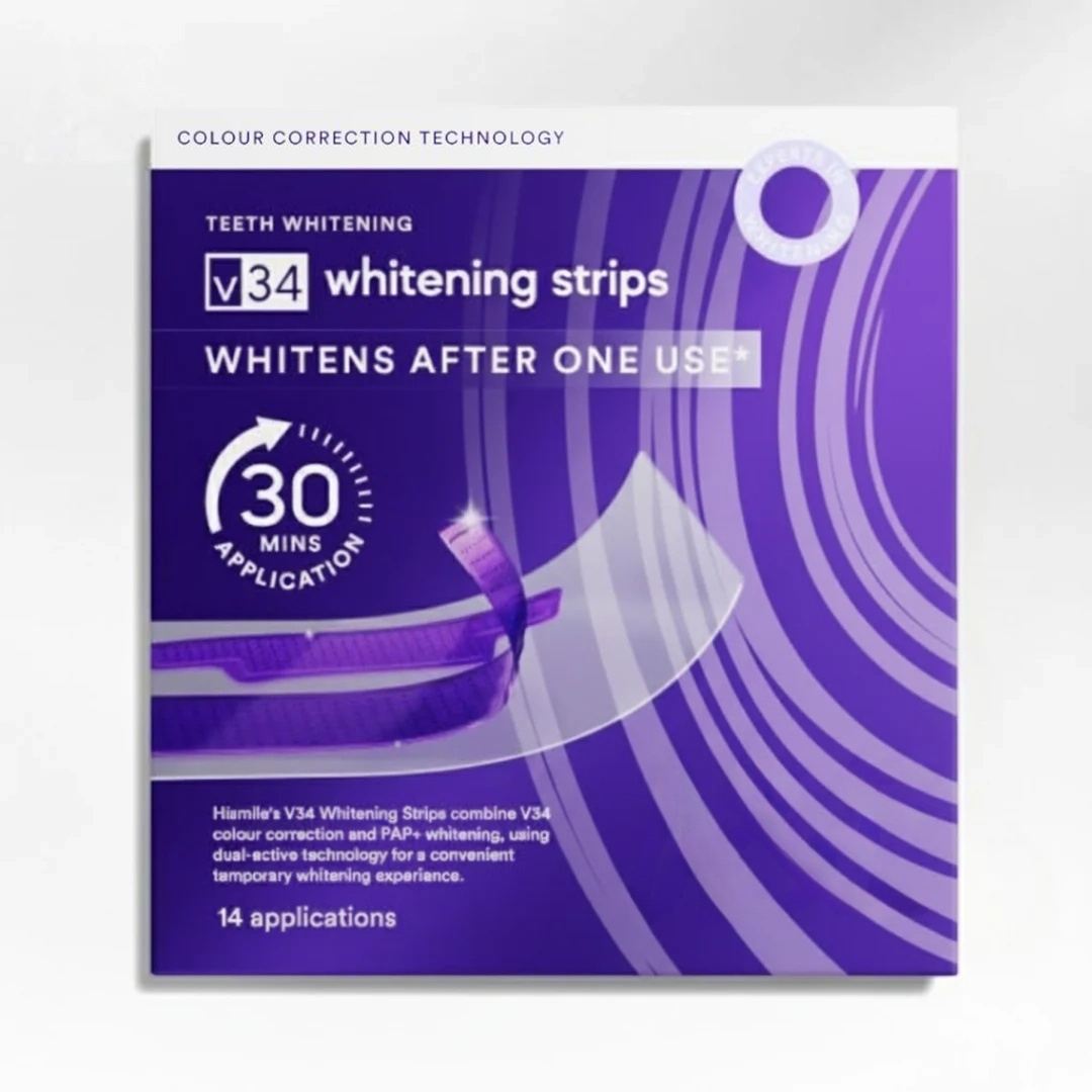 SmileV34™Whitening Strips: ‘’The Fast Track to a Stunning Smile! 42 in a box