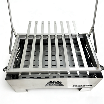 🔥 Box-Style Design | Easy Flip | Premium Build | Free Grill Tongs Included
