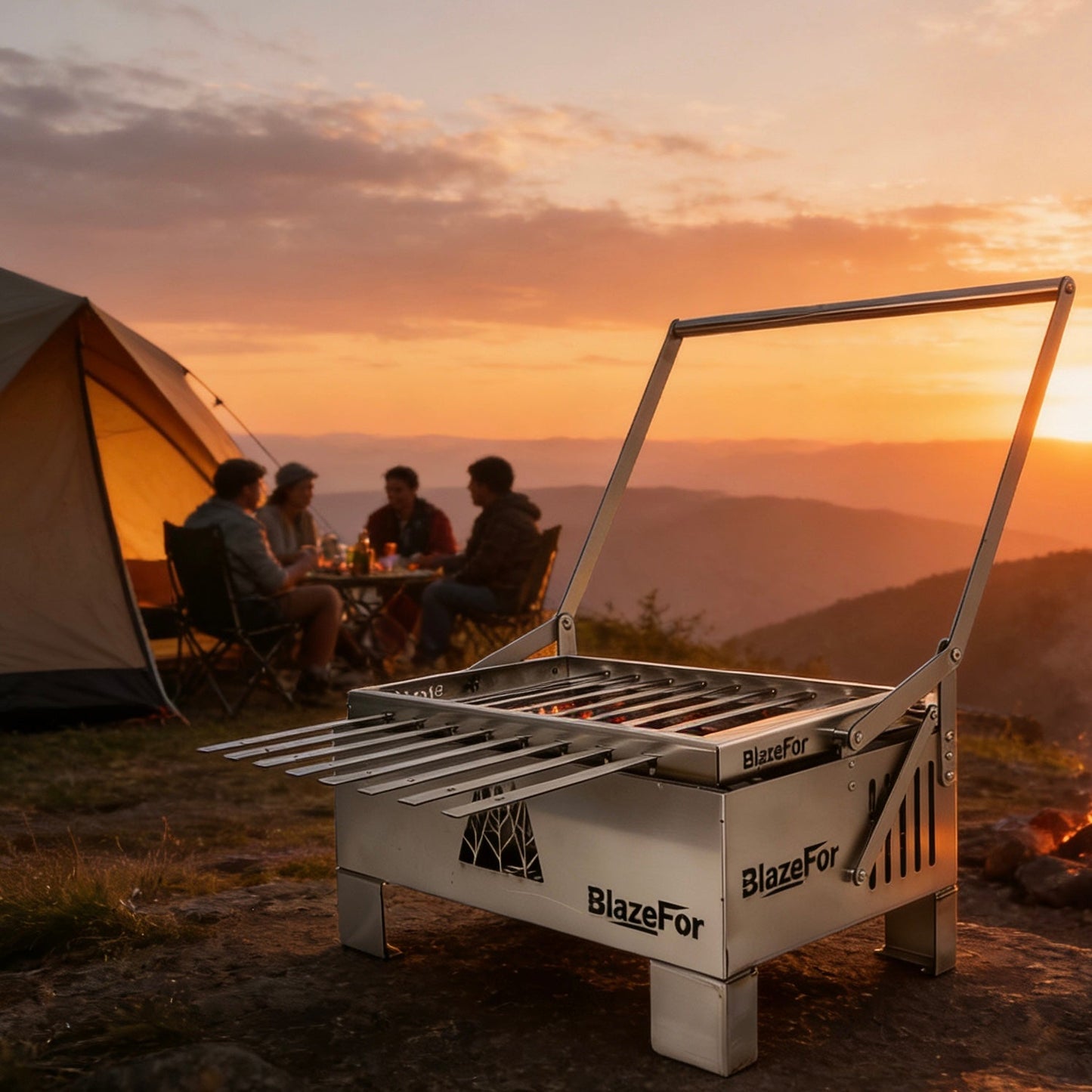 🔥 Box-Style Design | Easy Flip | Premium Build | Free Grill Tongs Included
