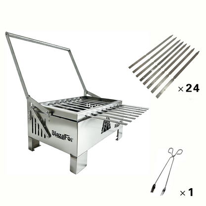🔥 Box-Style Design | Easy Flip | Premium Build | Free Grill Tongs Included