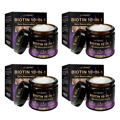 Made and Shipped from USA 🍁 QIAWI® Biotin 10-in-1 Skin Restoration Cream – Last Day Promotion: 75% OFF