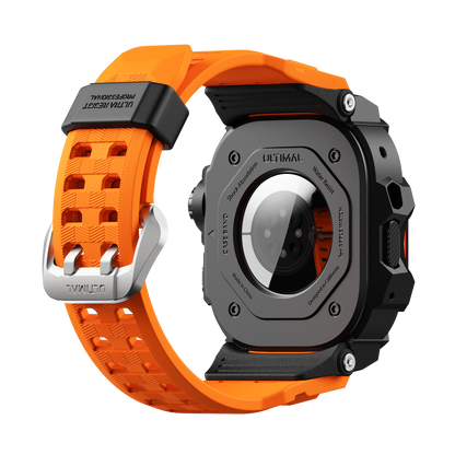 Shield Protect Case Band for Apple Watch Men,Military Grade Shockproof Bumper Cover for iWatch Tactical Band