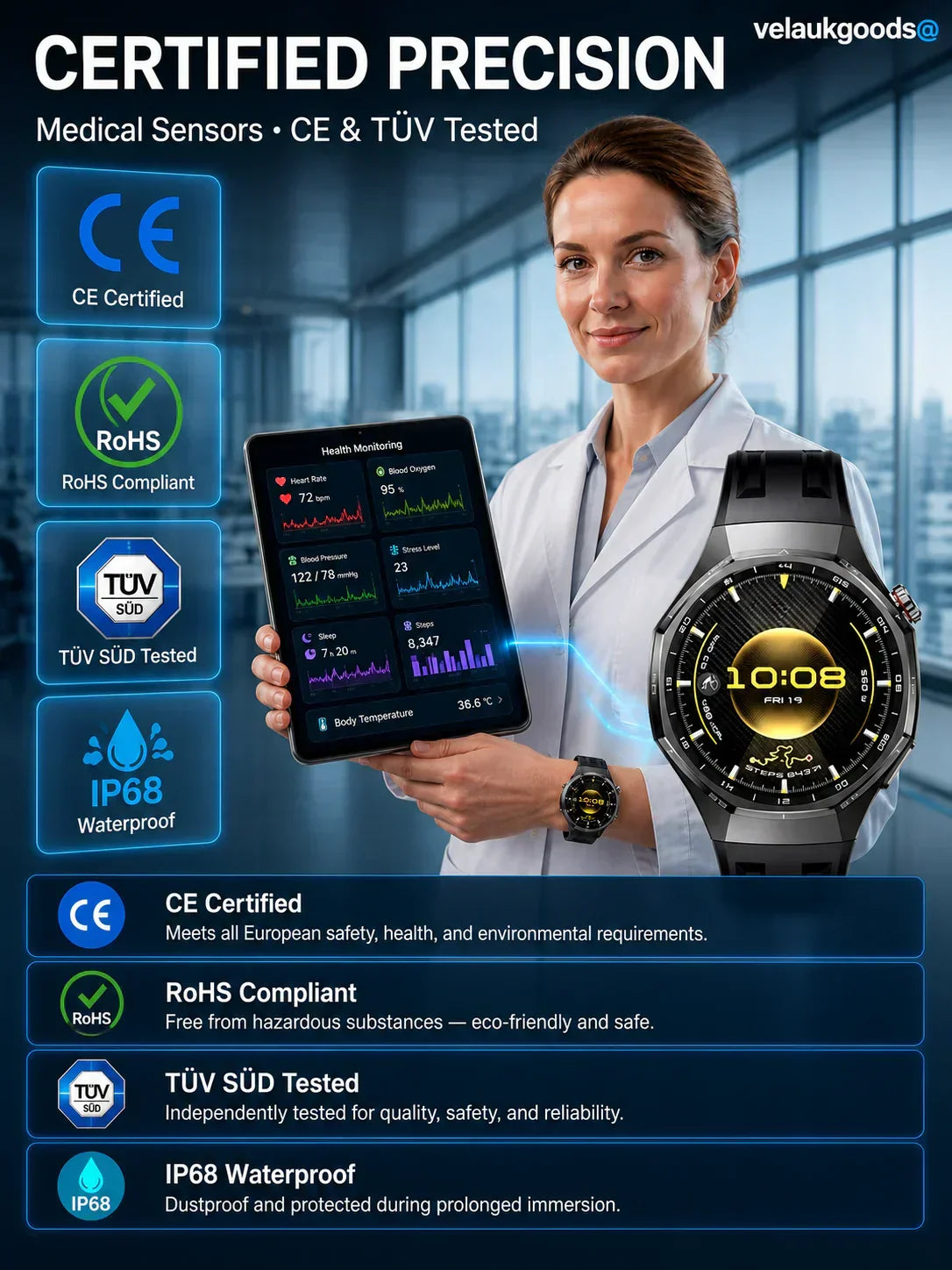 Bluetooth Call Smartwatch – Bestseller