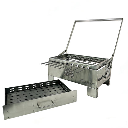 🔥 Box-Style Design | Easy Flip | Premium Build | Free Grill Tongs Included