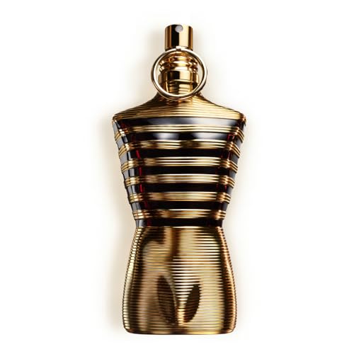 Jean Paul Gaultier Le Male Elixir Parfum - Long Lasting Woody Aromatic Cologne for Men with Lavender, Tonka Bean & Warm Amber - Luxury Elixir Parfum