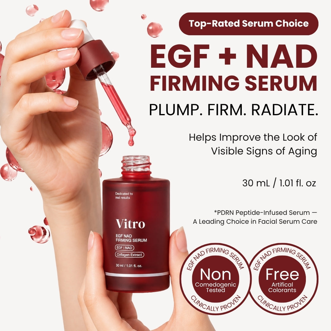 [medicube] NAD+ EGF Firming Serum | NAD+, EGF, Collagen Extract, Anti-aging, Plumping, Radiance Boosting Serum | Cares for Look of Fine Lines, Skin Elasticity & Firmness For Youthful-looking Skin (30ml)