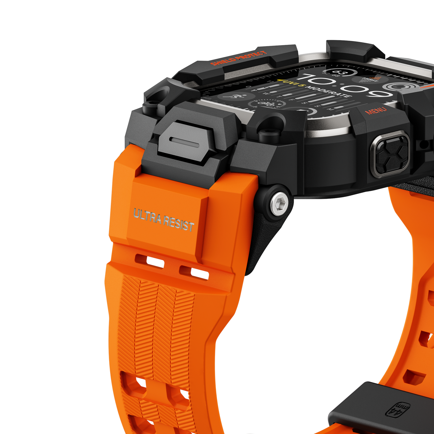 Shield Protect Case Band for Apple Watch Men,Military Grade Shockproof Bumper Cover for iWatch Tactical Band