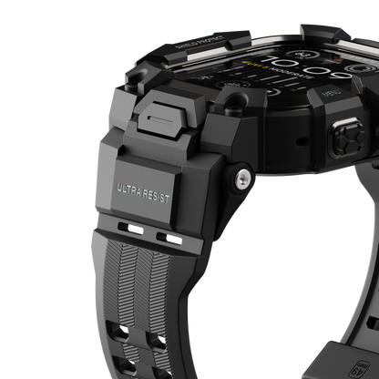 Shield Protect Case Band for Apple Watch Men,Military Grade Shockproof Bumper Cover for iWatch Tactical Band
