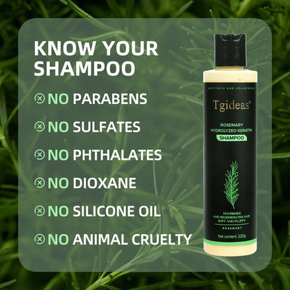 Tgideas® Rosemary Shampoo | Hair Growth & Scalp Treatment