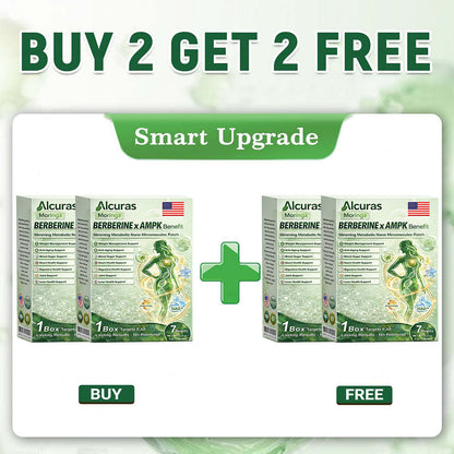 🌟 Alcuras™ Moringa x Berberine x AMPK 8-Benefit Slimming & Metabolic Nano Microneedle Patch us Just once a day Visible changes in 7 days For obesity, loose skin, diabetes, sleep apnea, joint issues, and more