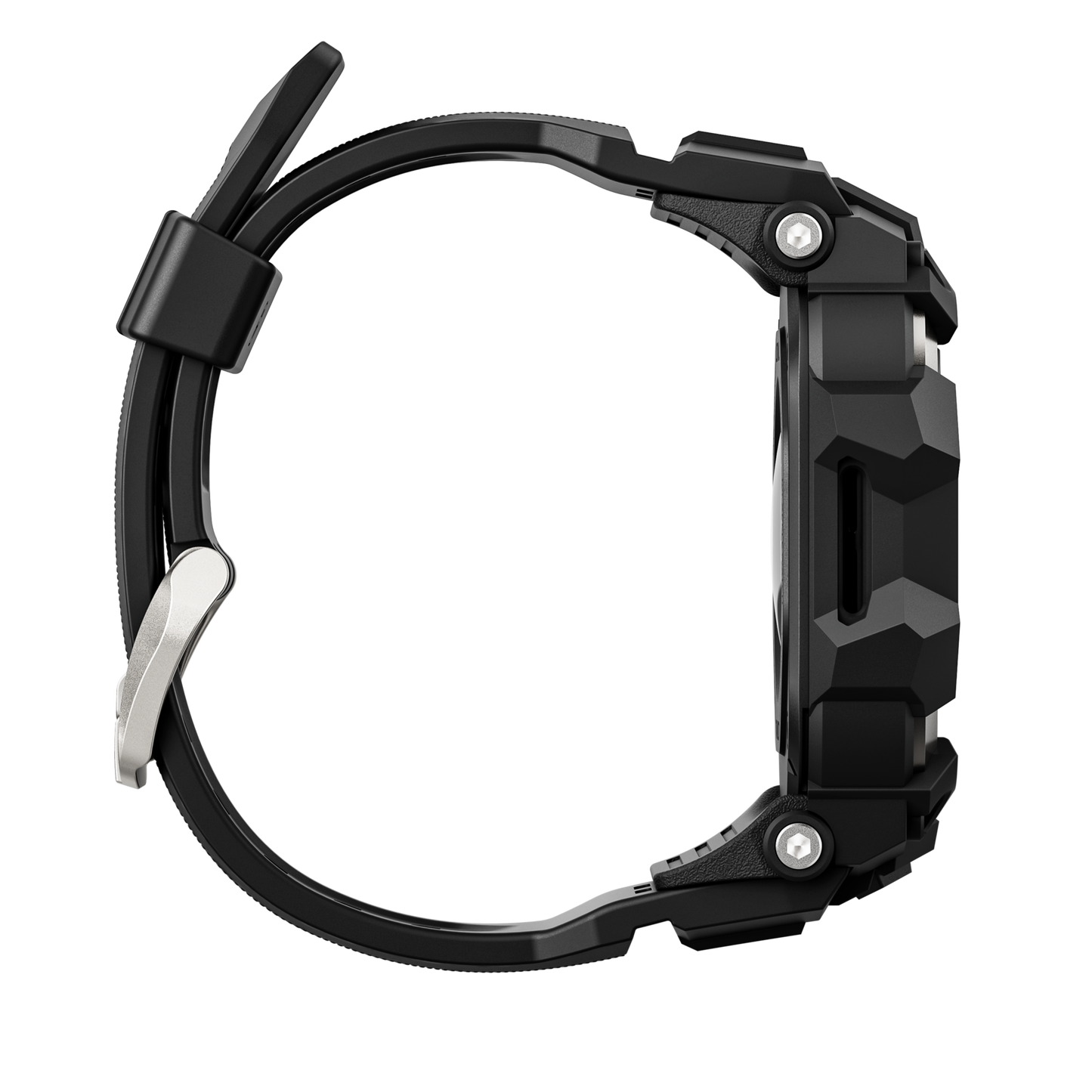 Shield Protect Case Band for Apple Watch Men,Military Grade Shockproof Bumper Cover for iWatch Tactical Band