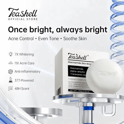 TEASHELL NIACINAMIDE BRIGHTENING SOAP TRANEXAMIC ACID 100G