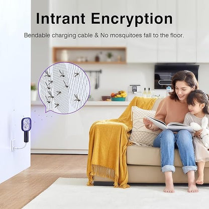 Household electric Rechargeable Mosquito Killer 2-in-1 USB port Protection for Living Room and Bedroom