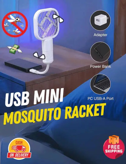 Household electric Rechargeable Mosquito Killer 2-in-1 USB port Protection for Living Room and Bedroom