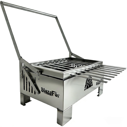 🔥 Box-Style Design | Easy Flip | Premium Build | Free Grill Tongs Included