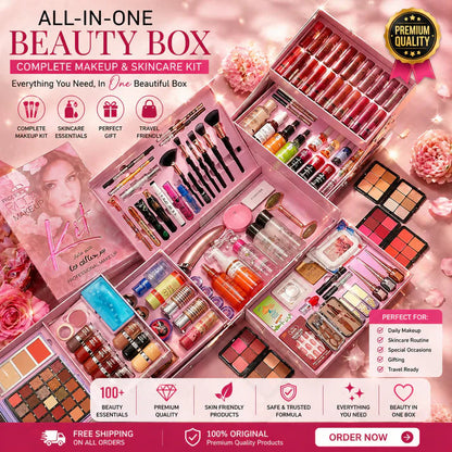 💄 Huge Makeup Kit Vanity 2026 ✨ مجموعة مكياج فاخرة متكاملة لكل احتياجات الجمال 💕