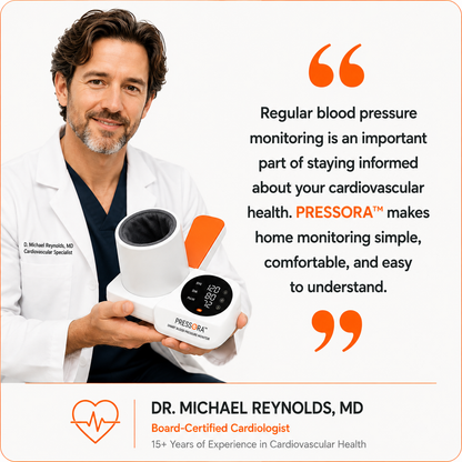 Pressora - Arm Tube Smart Blood Pressure Monitor Device