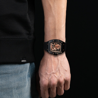 DRAGON RS-915 Premium Luxury Men’s Watch | MEGIR 9190-15 Skeleton Automatic Mechanical | Elegant & Stylish Timepiece