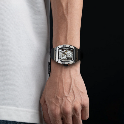 DRAGON RS-915 Premium Luxury Men’s Watch | MEGIR 9190-15 Skeleton Automatic Mechanical | Elegant & Stylish Timepiece