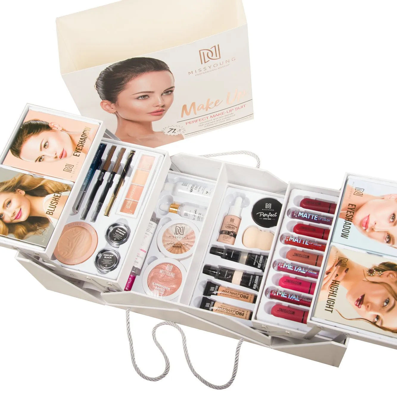 Missyoung Professional Makaeup Set Kit Complete box