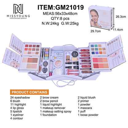 Missyoung Professional Makaeup Set Kit Complete box
