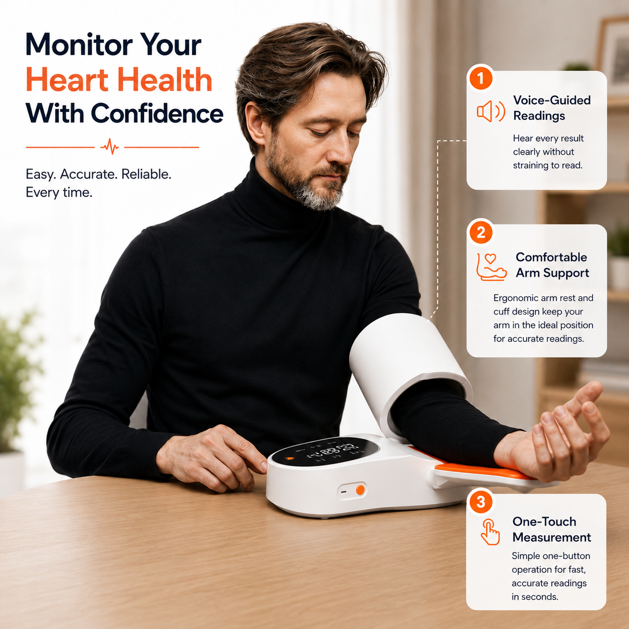 Pressora - Arm Tube Smart Blood Pressure Monitor Device