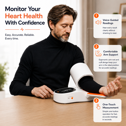 Pressora - Arm Tube Smart Blood Pressure Monitor Device