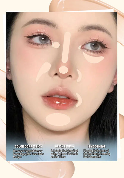Moisturizing Concealer Face Brightening Concealer Covering Acne Scar and Dark Circles Under The Eyes Concealer Pen Liquid Makeup