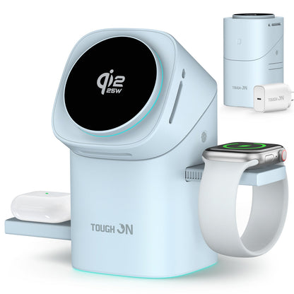 Tough On MagPro Qi2 25W 3-in-1 Wireless Charger