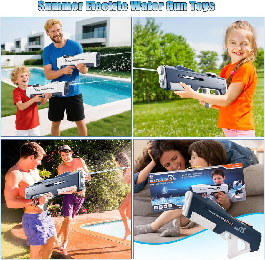 Automatic Water Suction Gun, Waterproof Design