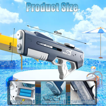 Automatic Water Suction Gun, Waterproof Design