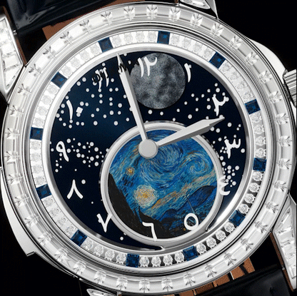 Astral Vortex - Automatic Mechanical Watch for Men l Nebula Moonphase Dial l Bonus Precision Winder Included
