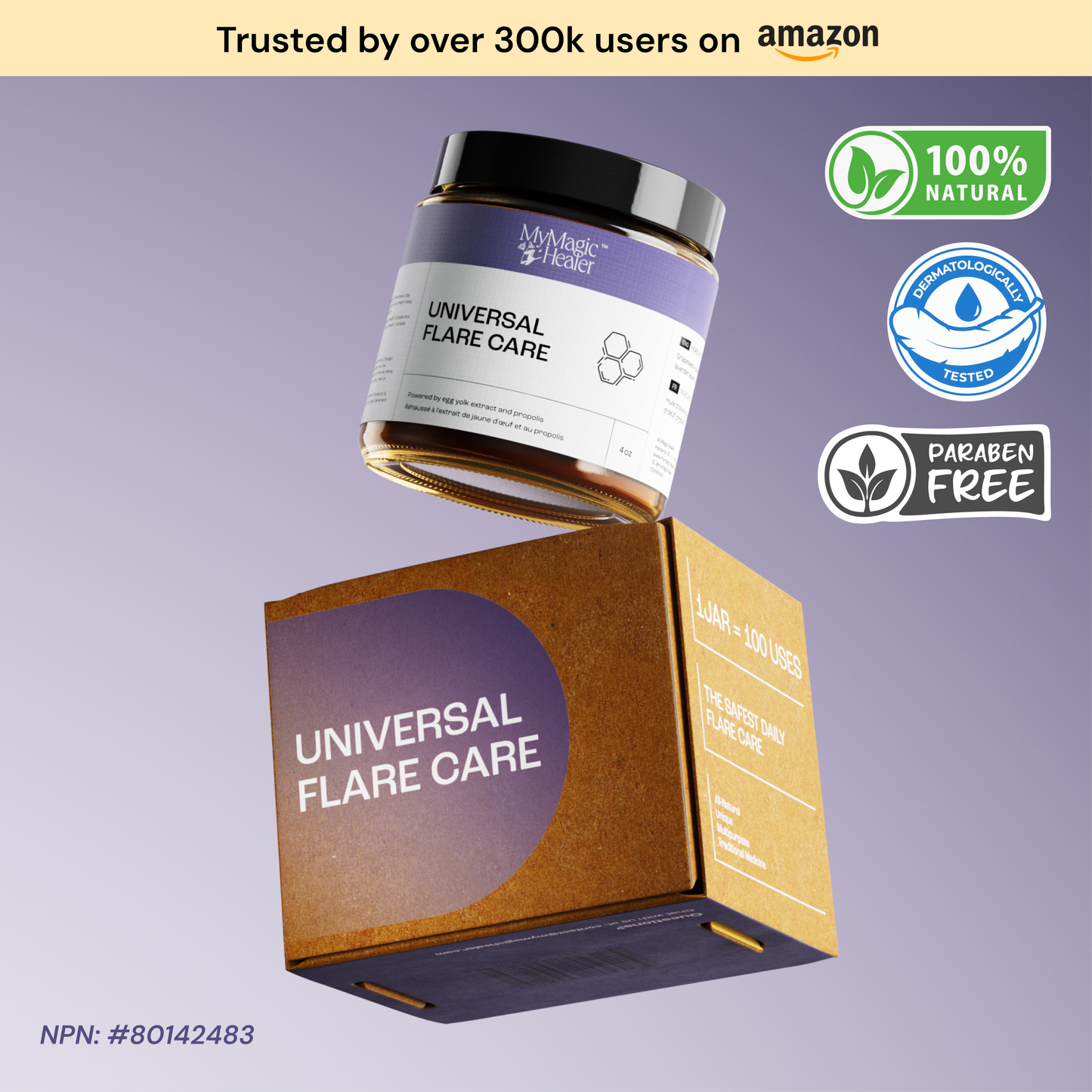 Universal Flare Care Calmer Skin in 7 Days for Boils, HS, Cysts & Painful Flare-Ups