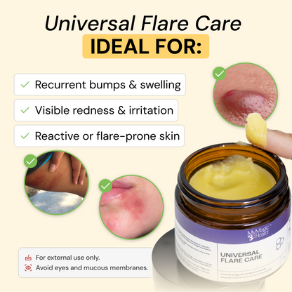Universal Flare Care Calmer Skin in 7 Days for Boils, HS, Cysts & Painful Flare-Ups